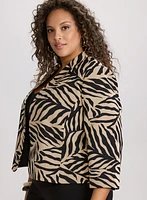 Leaf Print Jacket