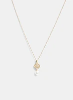 Pearl & Clover Pendant Necklace