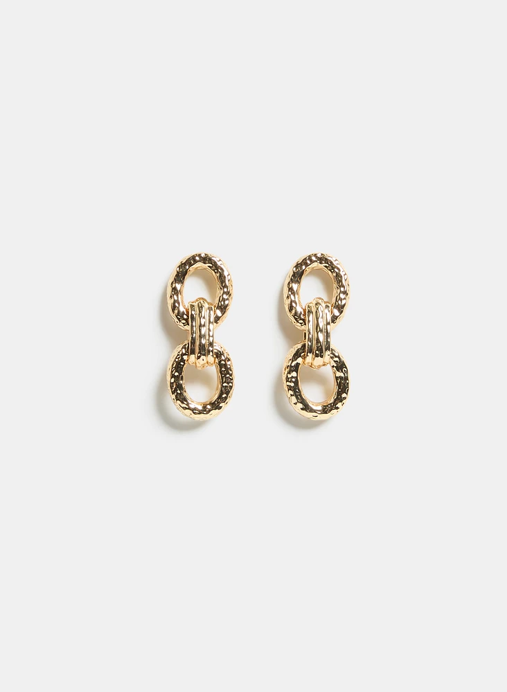 Boucles d'oreilles pendantes à anneaux