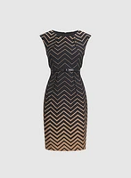Zigzag Print Dress