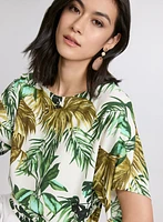 Tropical Print Top