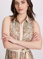 Paisley Shirt Dress