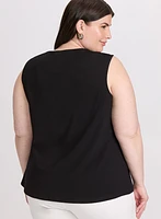 Contrast Trim Top
