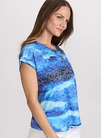 Embellished Abstract T-Shirt