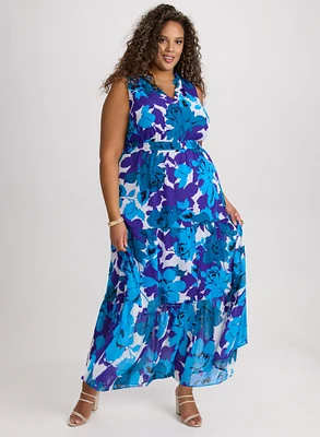 Robe maxi florale