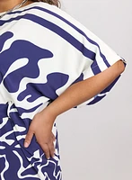 Abstract Print Dress