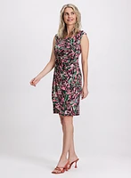 Abstract Draped Dress