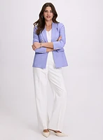 Mid-Length Blazer & Olivia Wide-Leg Pants
