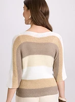 Striped Knit Pullover
