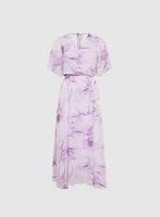 Marbled Chiffon Dress