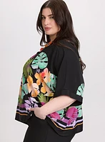 Joseph Ribkoff - Tropical Placement Print Blouse