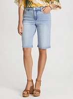 Denim Bermuda Shorts