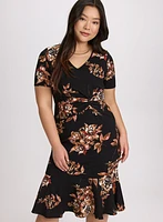 Floral V-Neck Dress