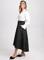 Jacquard Midi Skirt
