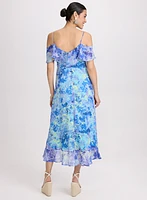 Ruffle Chiffon Dress