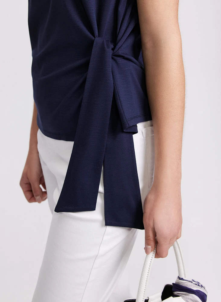 Side Tie T-Shirt