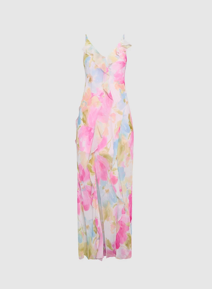 Floral Ruffle Dress