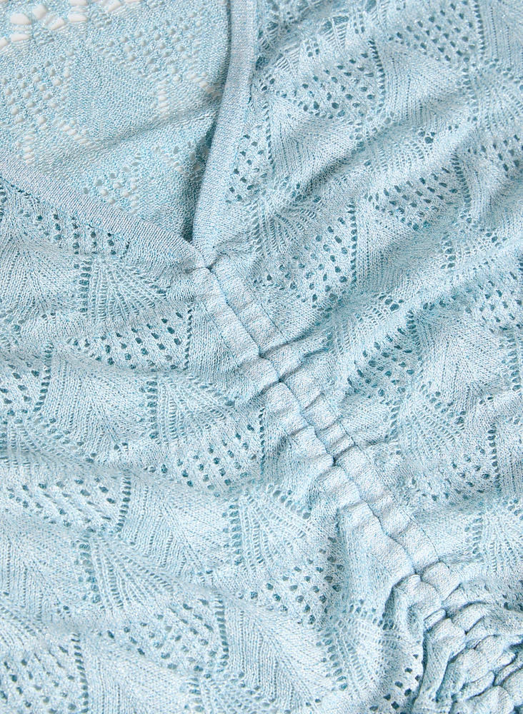 Pointelle Stitch Sweater