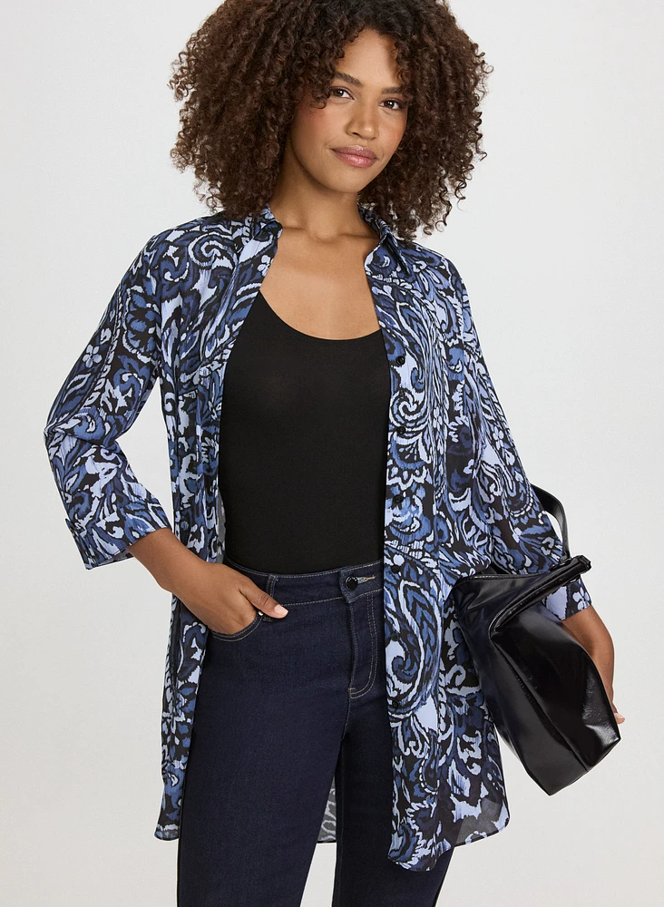 Tunique à motif paisley
