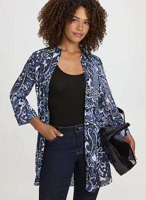 Tunique à motif paisley