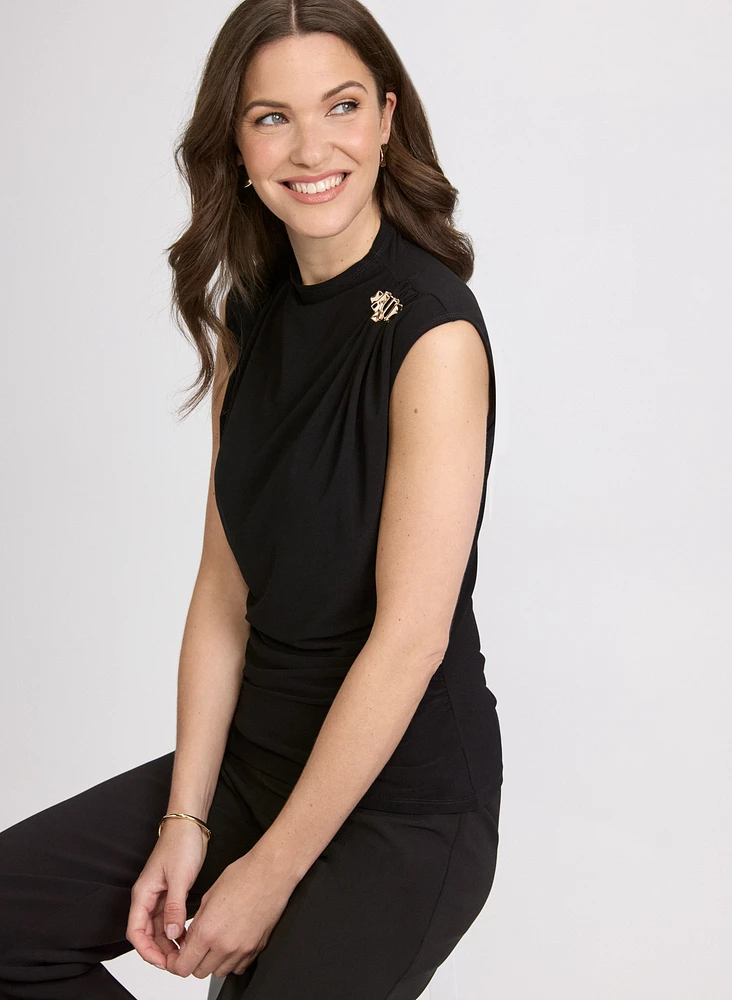 Shoulder Buckle Top
