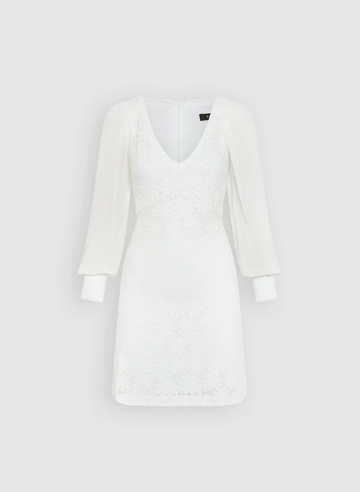 Sequined Daisy Dress