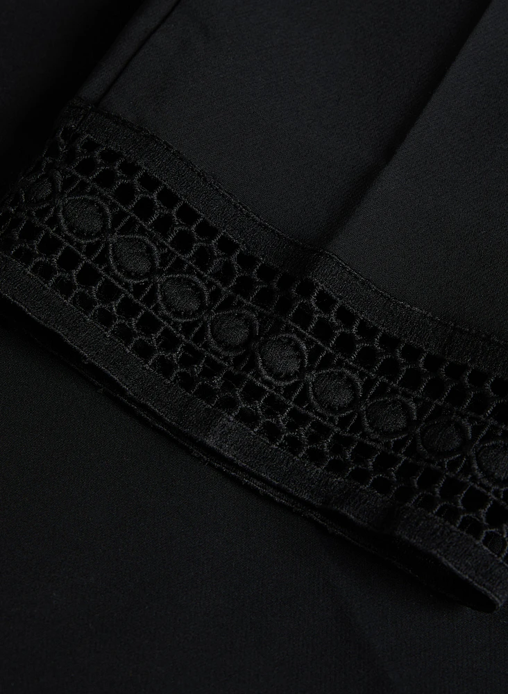 Capri étroit à ourlet en crochet