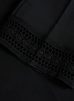 Capri étroit à ourlet en crochet