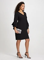 Ruffle Sleeve Dress