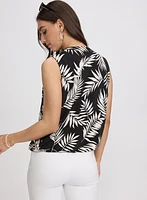 Palm Print Top