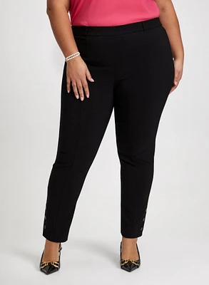Pull-On Slim-Leg Pants