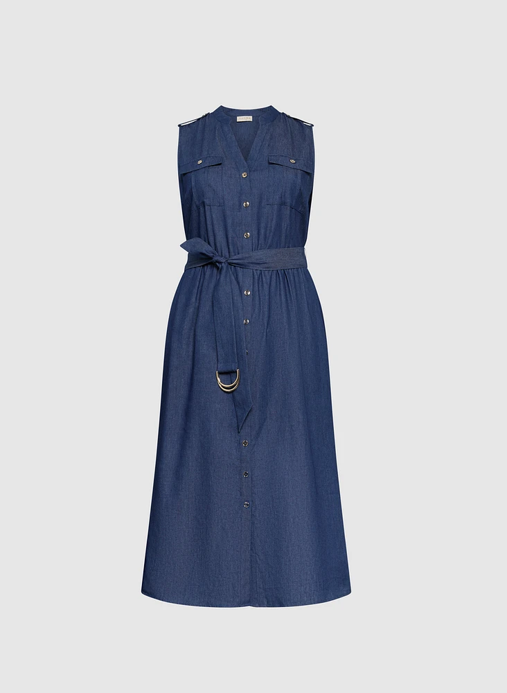 Denim Maxi Dress
