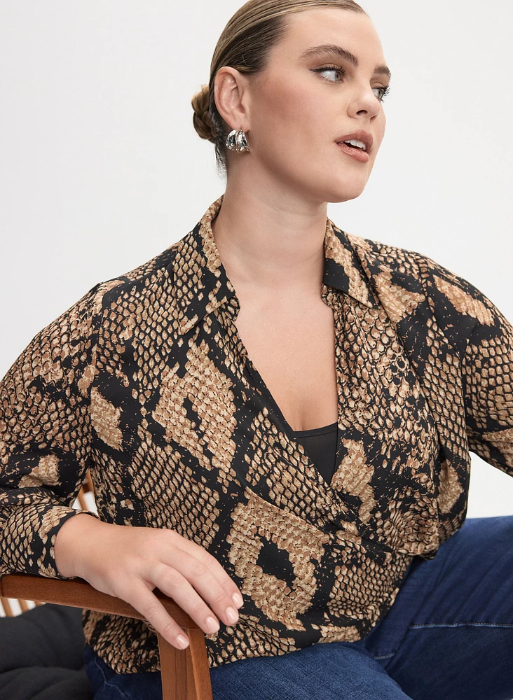 Melanie Lyne - Snake Print Blouse