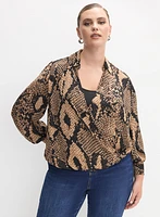 Melanie Lyne - Snake Print Blouse