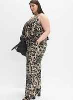 Melanie Lyne - Tropical Tile Print Jumpsuit