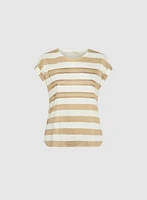 Striped Burnout T-Shirt
