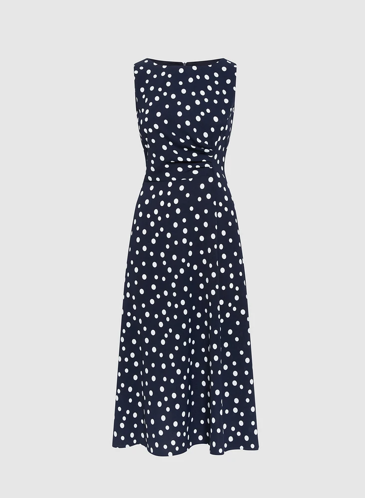 Polka Dot Midi Dress