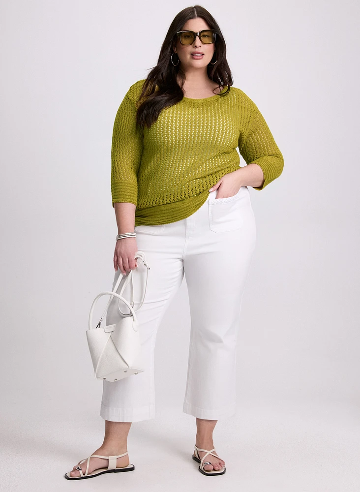 Open Knit Sweater