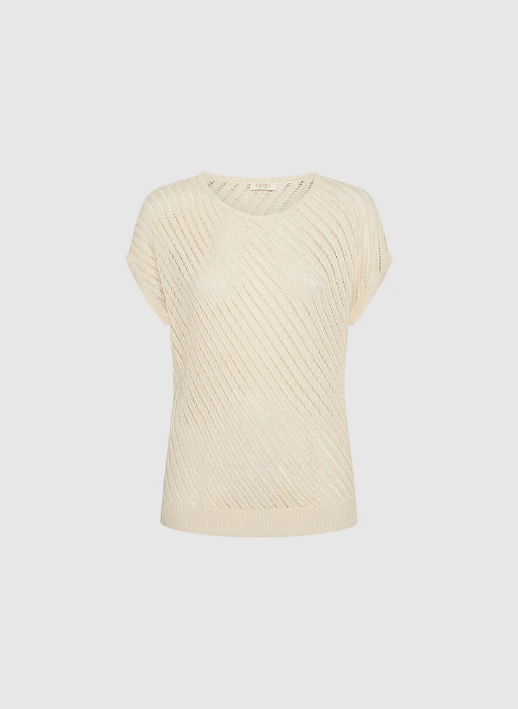 Pointelle Stitch Sweater