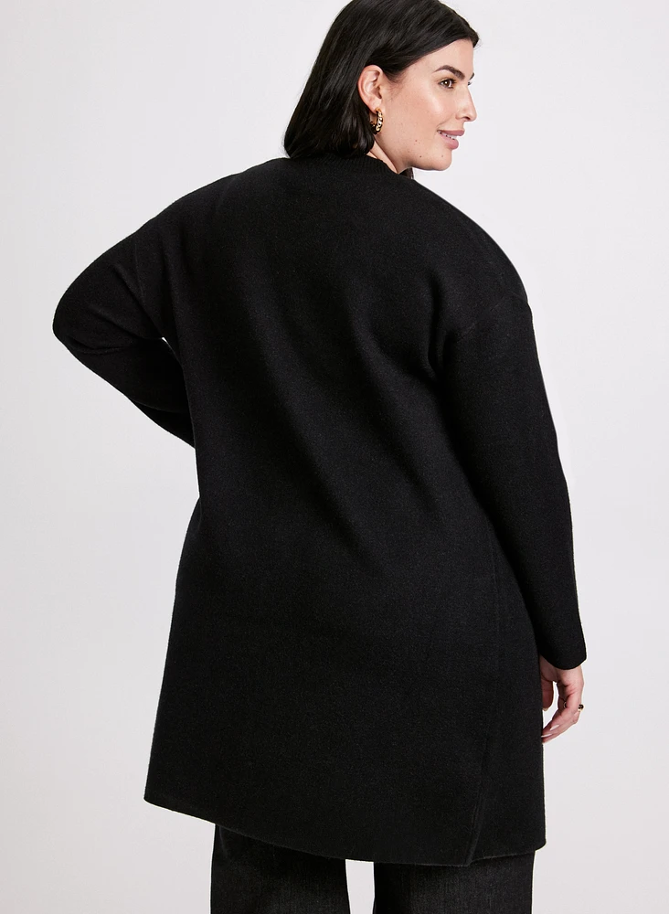 Cardigan à broderie florale