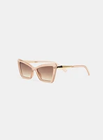 Cat-Eye Plastic Sunglasses