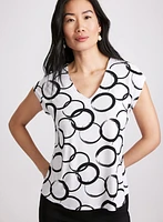 Ring Print Top