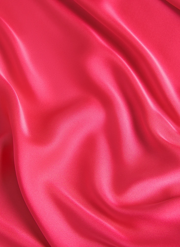 Satin Drop Shoulder Top