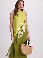 Floral Colour Block Dress