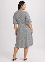 Geometric Print Dress