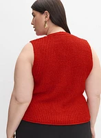 Melanie Lyne - Cardigan boutonné sans manches