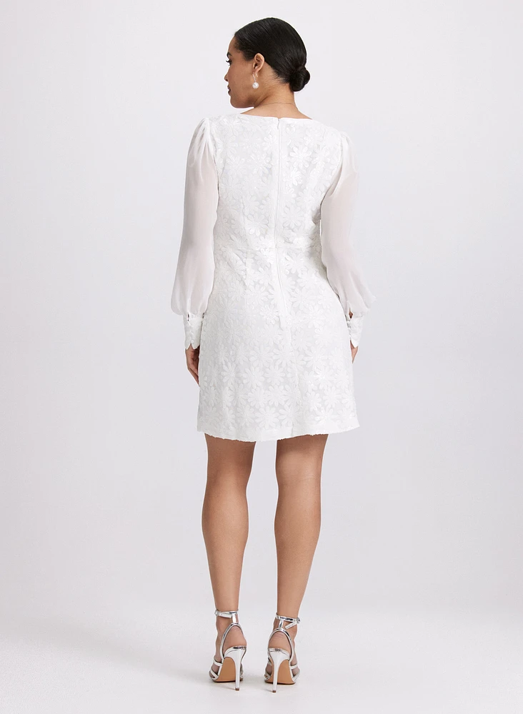 Sequined Daisy Dress