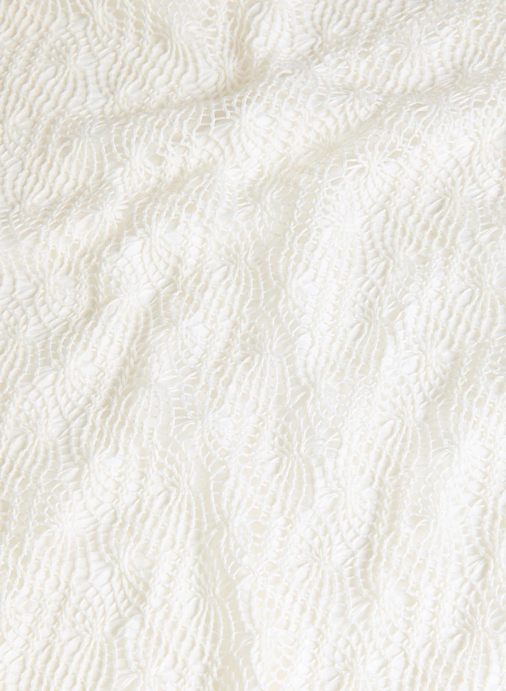 Lined Crochet Top
