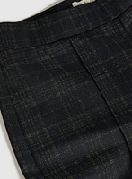Sofia Plaid Print Pants - Short