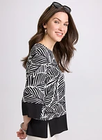 Leaf Print Top